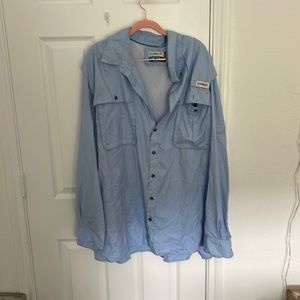 Magellan fishing shirt blue 3XL